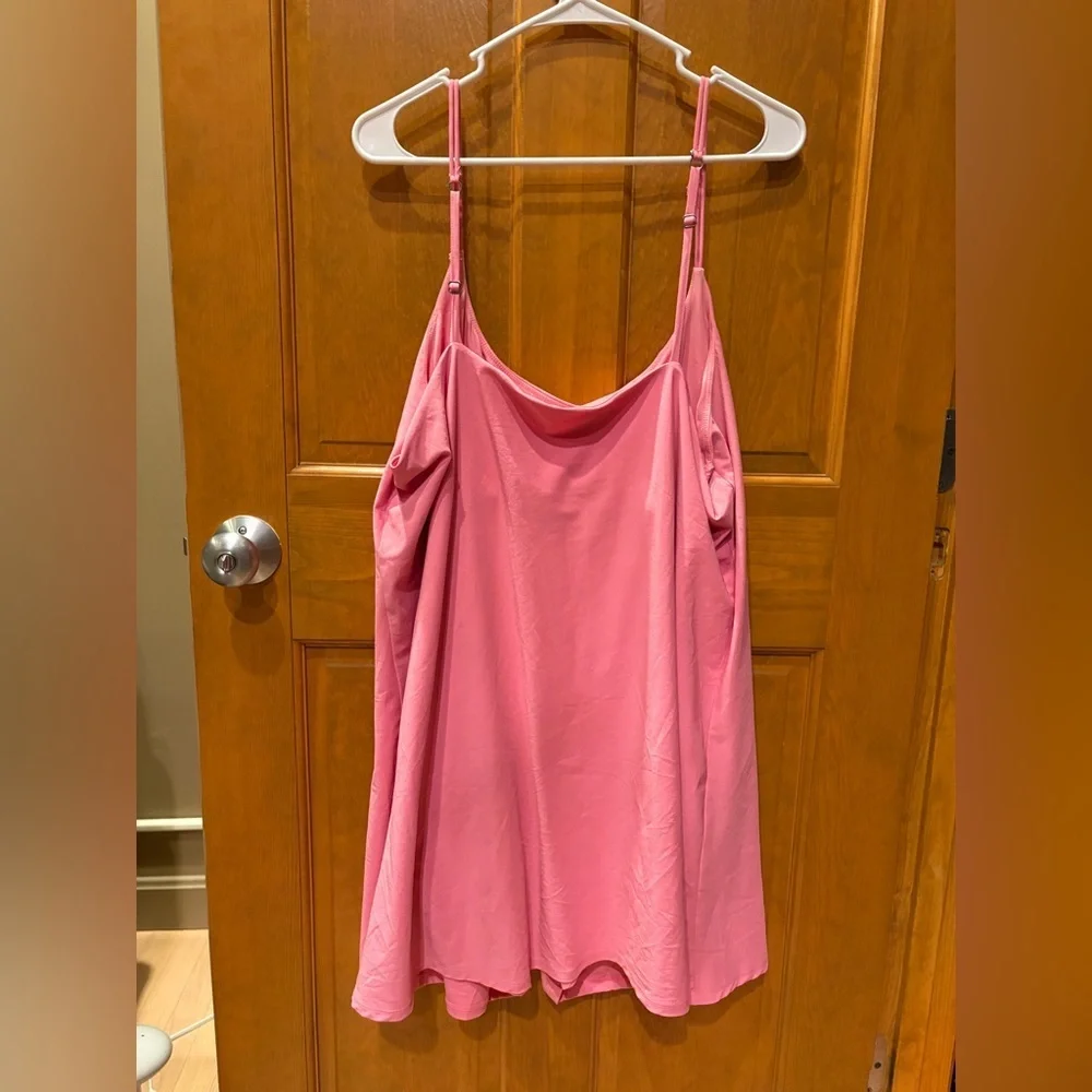 Abercrombie & Fitch Women’s Traveler Mini Dress Size XXL Tall Pink Color - Picture 3 of 6